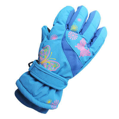 Butterfly Printed Children Gloves
