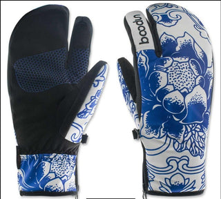 Ladies Ski Gloves Three Finger