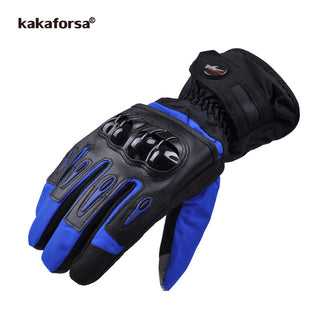 Leather Skiing Gloves Touch Screen